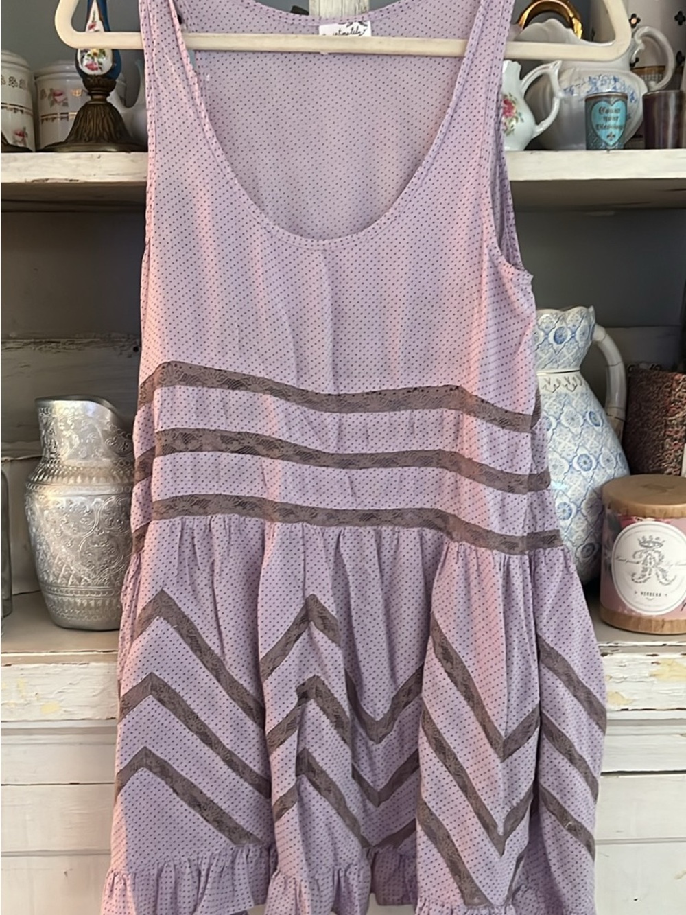 Free People Lilac Sleeveless Shirt/Tank Top Gorgeous NEW !!!